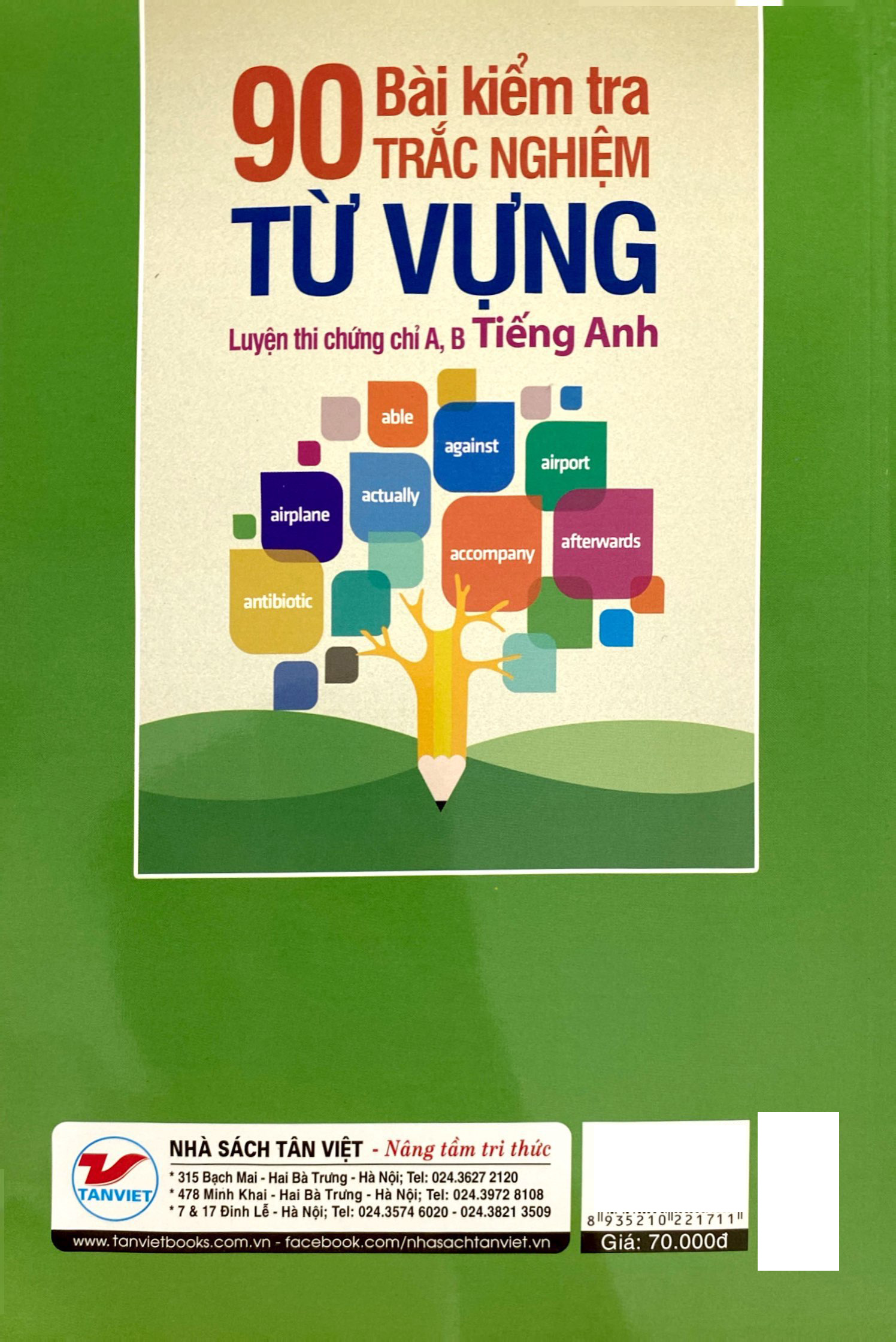 90 bài kiểm tra trắc nghiệm từ vựng luyện thi chứng chỉ a, b tiếng anh