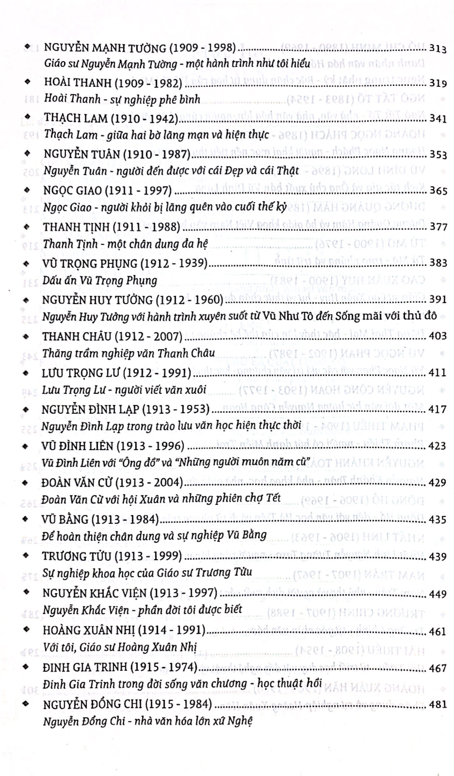 90 chân dung văn hóa văn chương việt