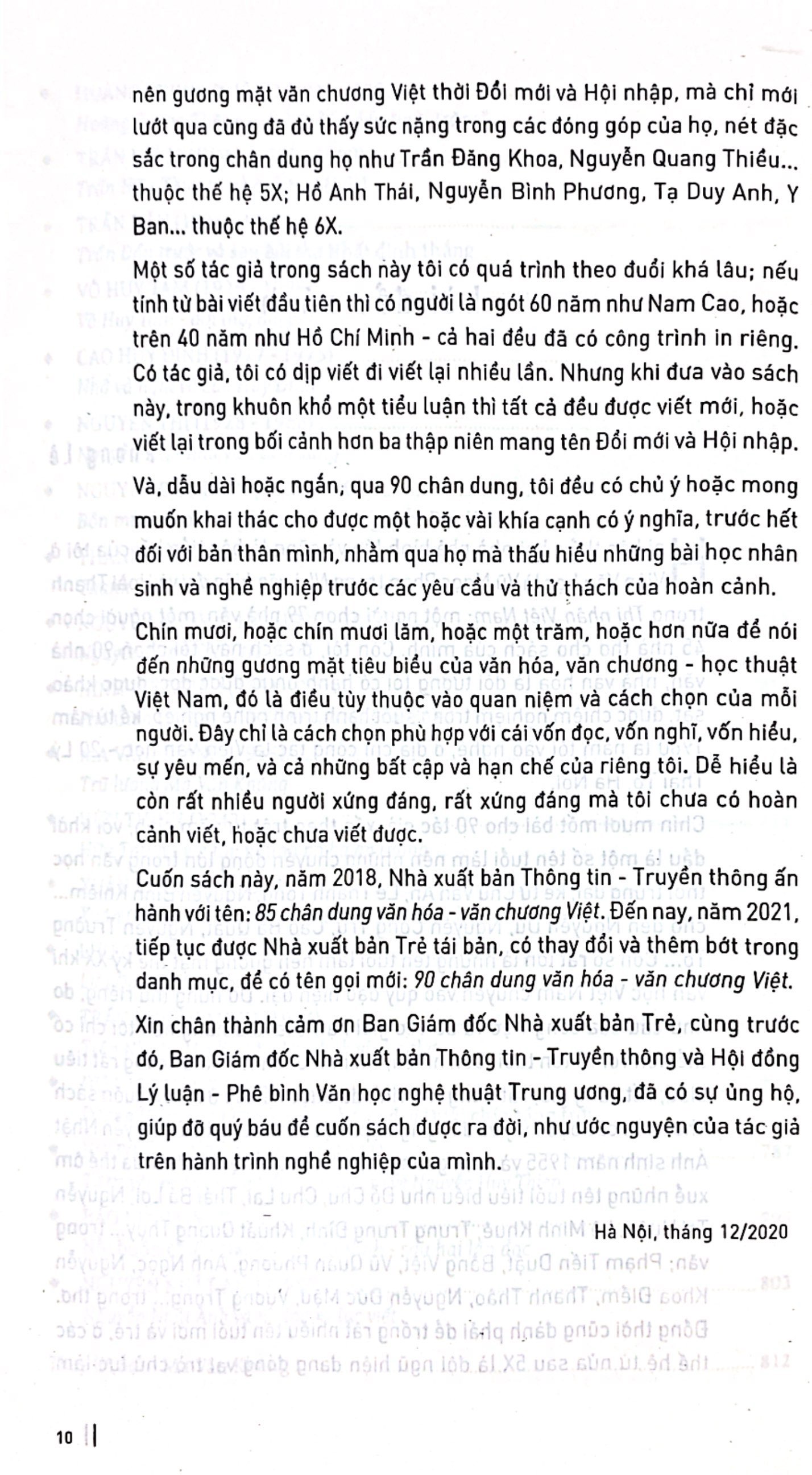 90 chân dung văn hóa văn chương việt