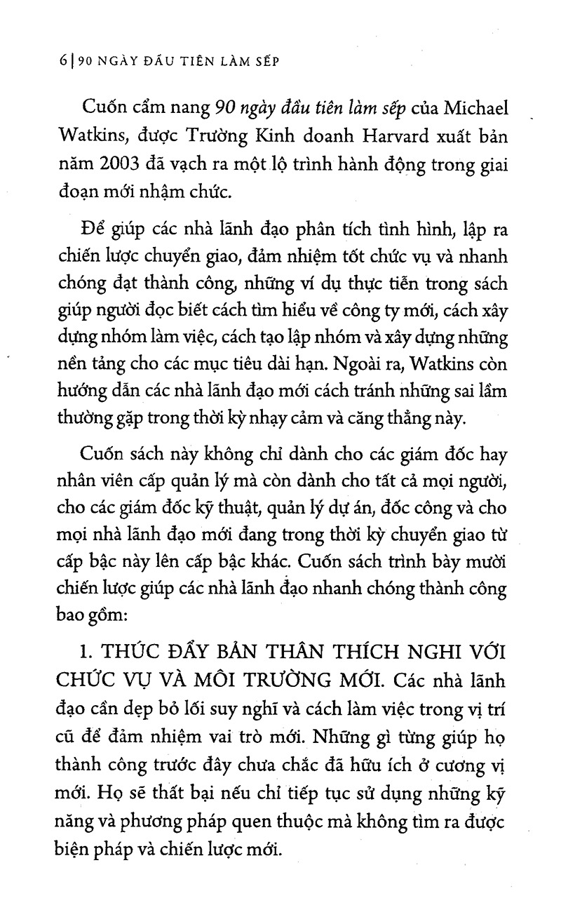 90 ngày đầu tiên làm sếp - bìa cứng (tái bản 2023)