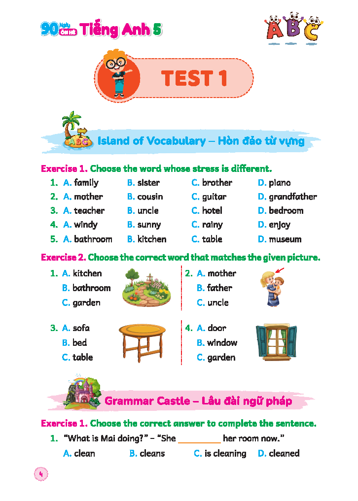 90 Ngay On He Tieng Anh 5 - Danh Cho Hoc Sinh Lop 5 Len Lop 6