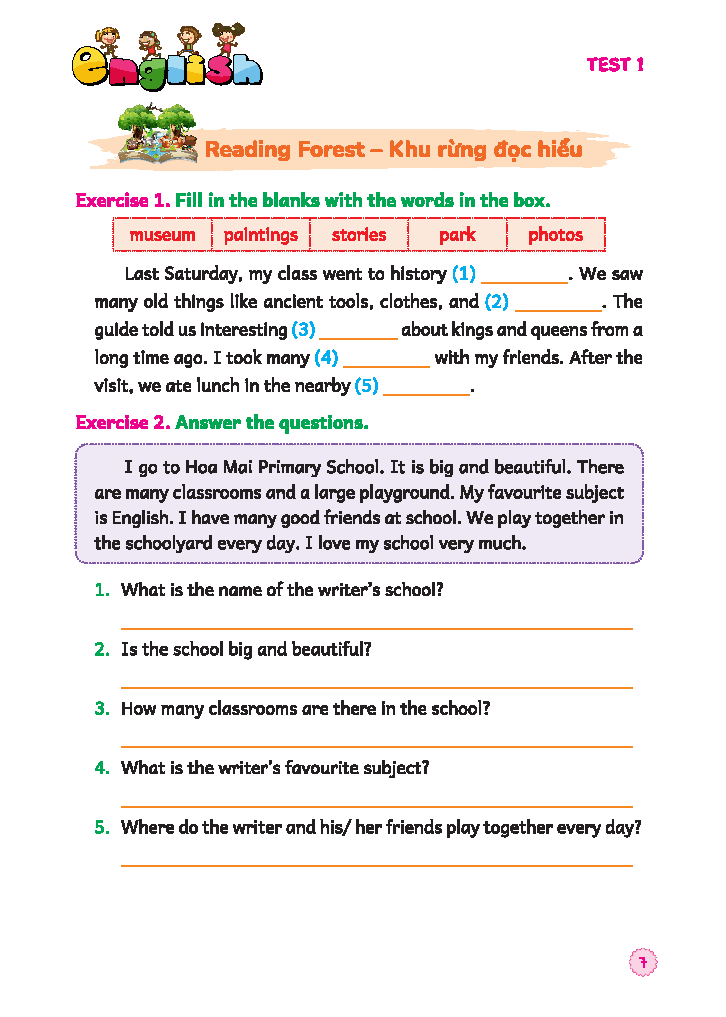 90 Ngay On He Tieng Anh 5 - Danh Cho Hoc Sinh Lop 5 Len Lop 6