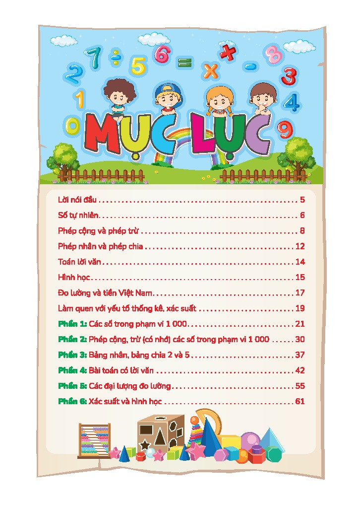 90 Ngay On He Toan 2 - Danh Cho Hoc Sinh Lop 2 Len Lop 3