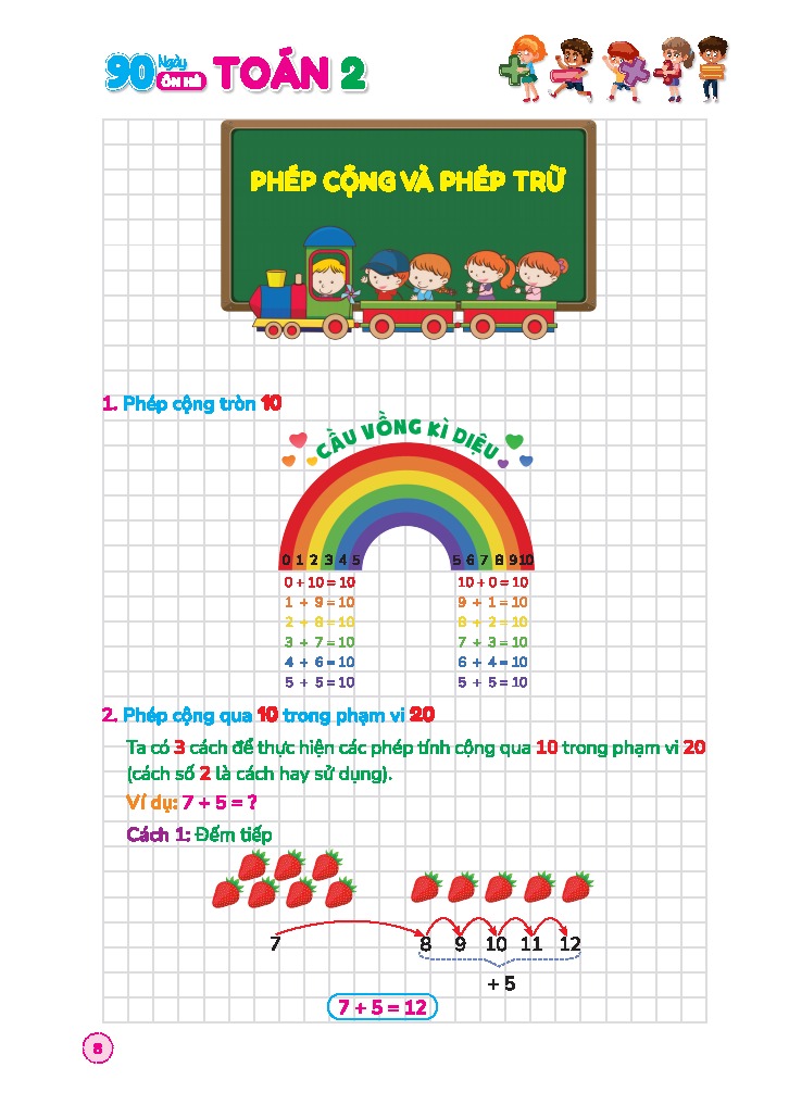 90 Ngay On He Toan 2 - Danh Cho Hoc Sinh Lop 2 Len Lop 3