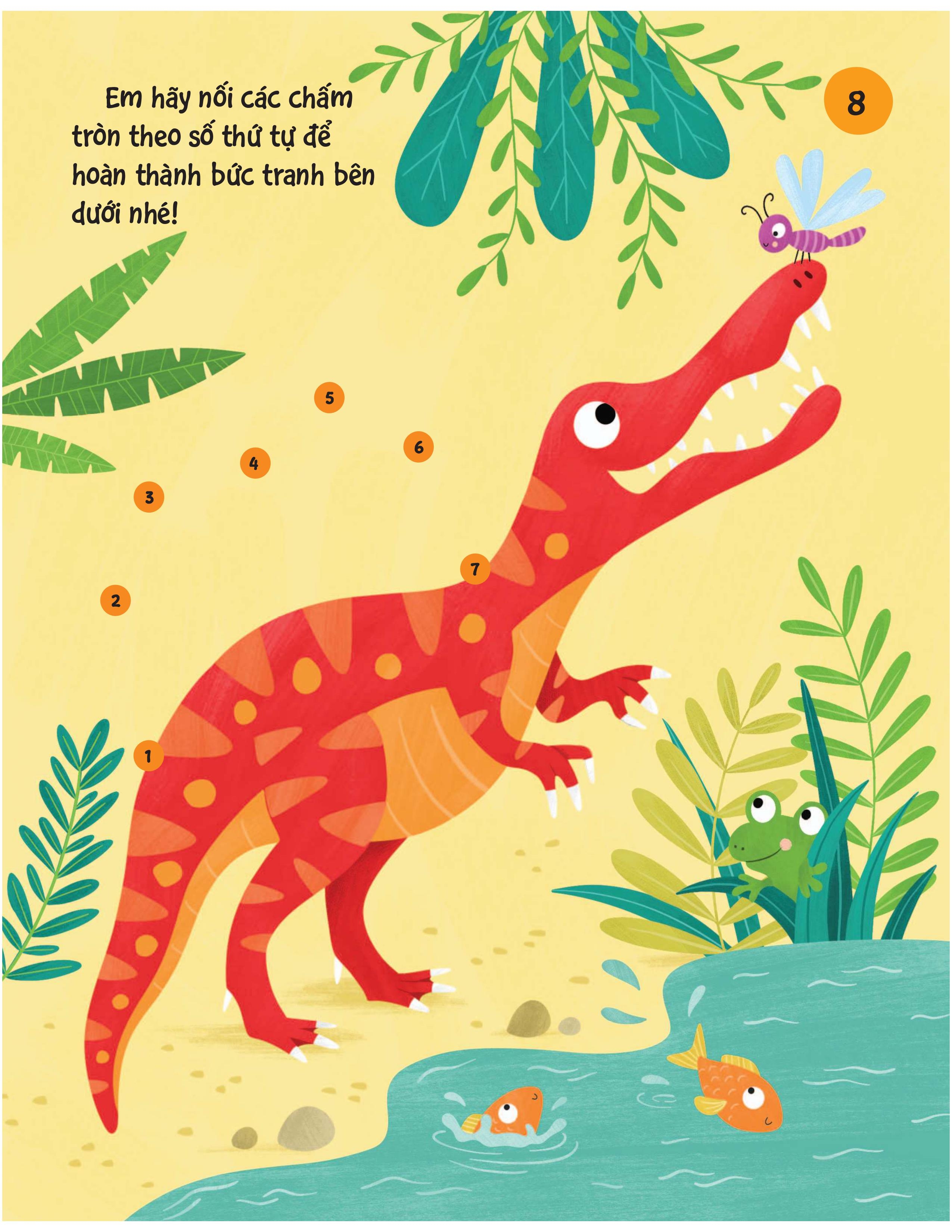 90++ trò chơi phát triển chỉ số iq cho bé - các loài khủng long