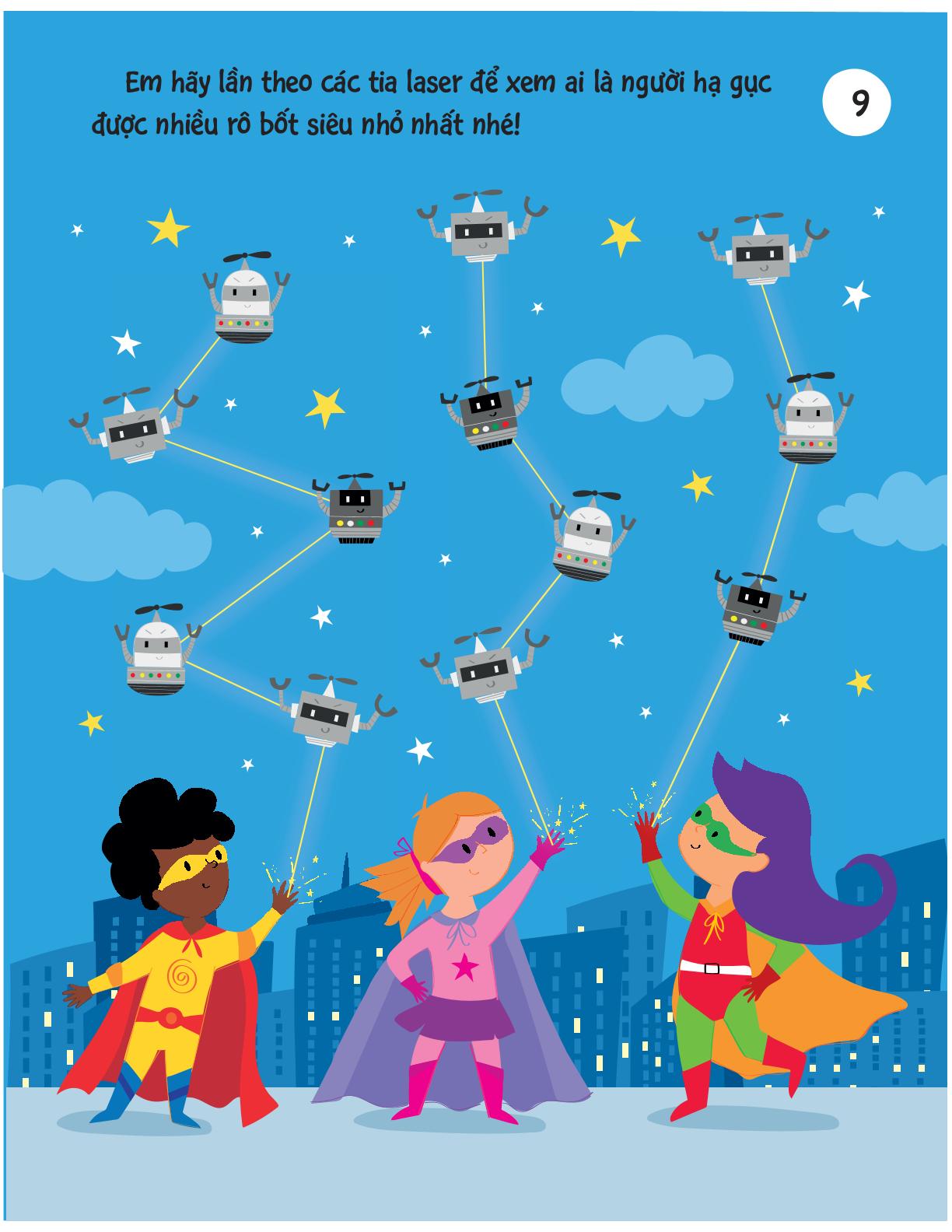 90++ trò chơi phát triển chỉ số iq cho bé - các siêu anh hùng