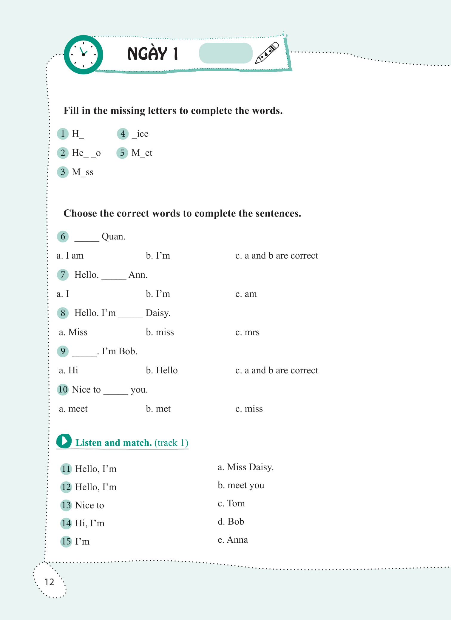 99 ngày em giỏi tiếng anh 3
