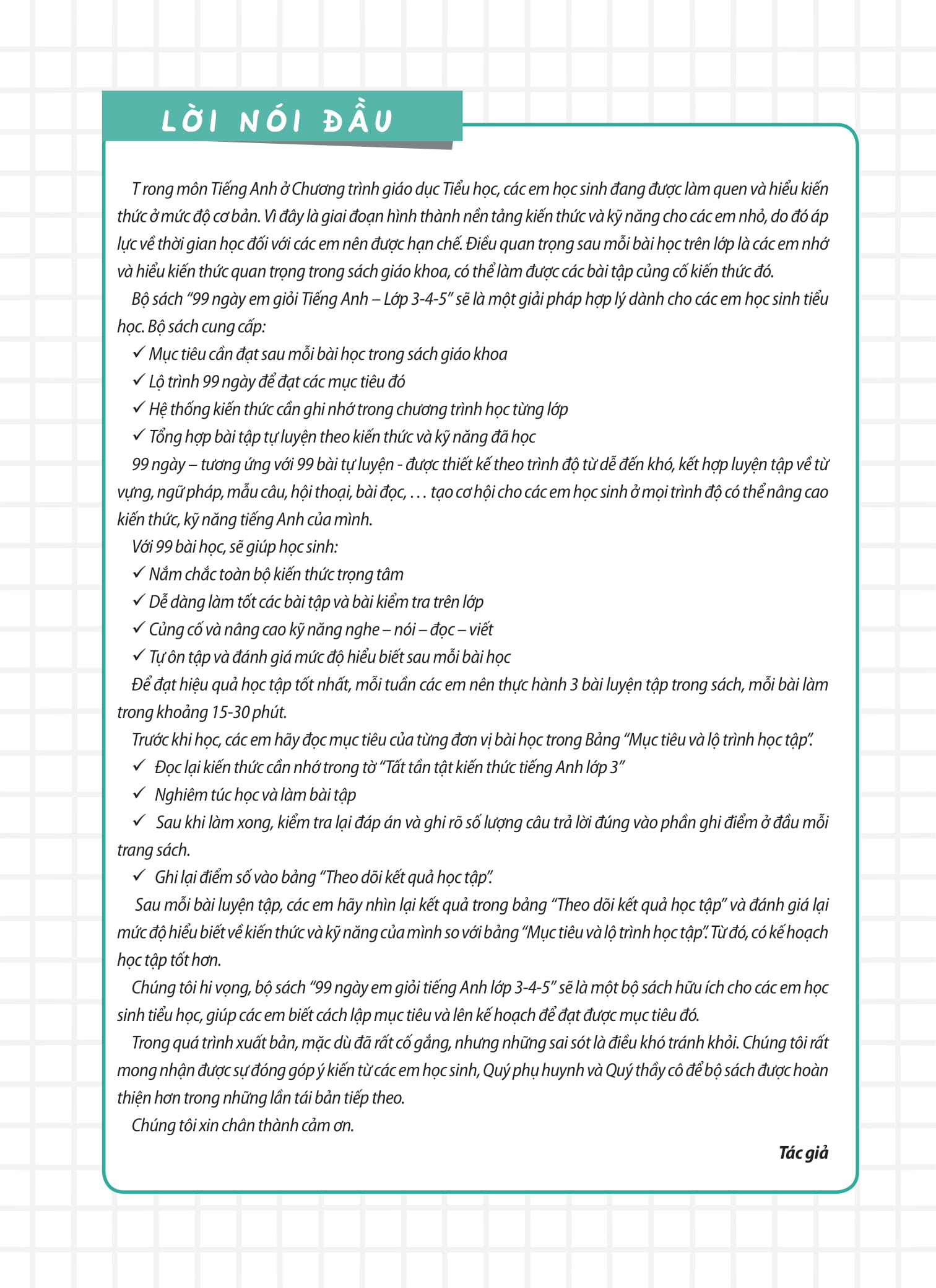 99 ngày em giỏi tiếng anh 3