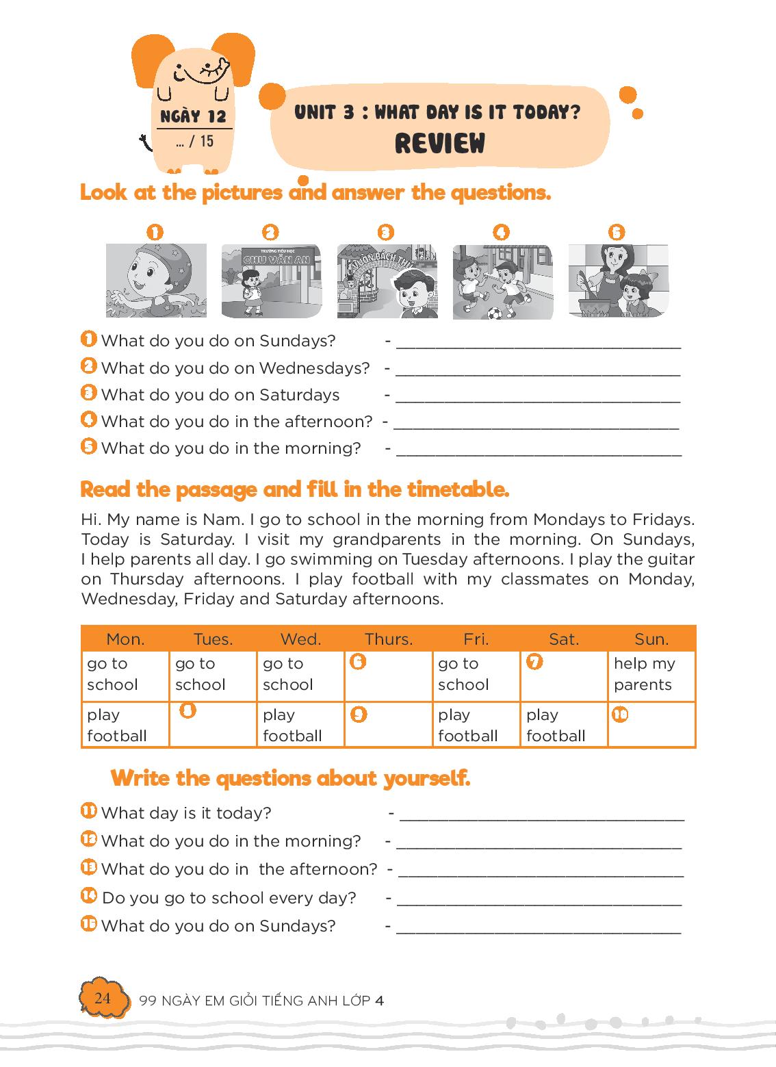 99 ngày em giỏi tiếng anh lớp 4