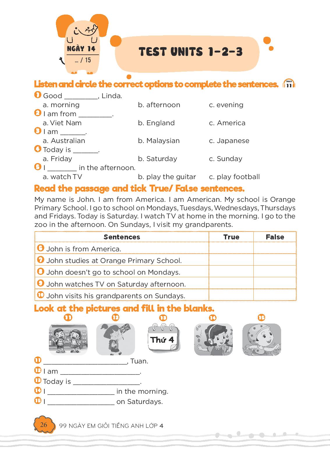 99 ngày em giỏi tiếng anh lớp 4