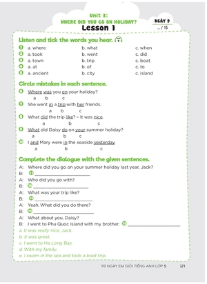 99 ngày em giỏi tiếng anh - lớp 5