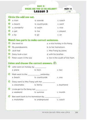 99 ngày em giỏi tiếng anh - lớp 5