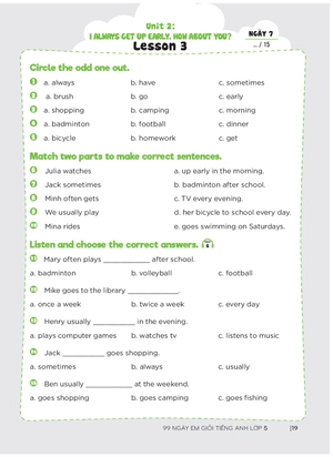 99 ngày em giỏi tiếng anh - lớp 5