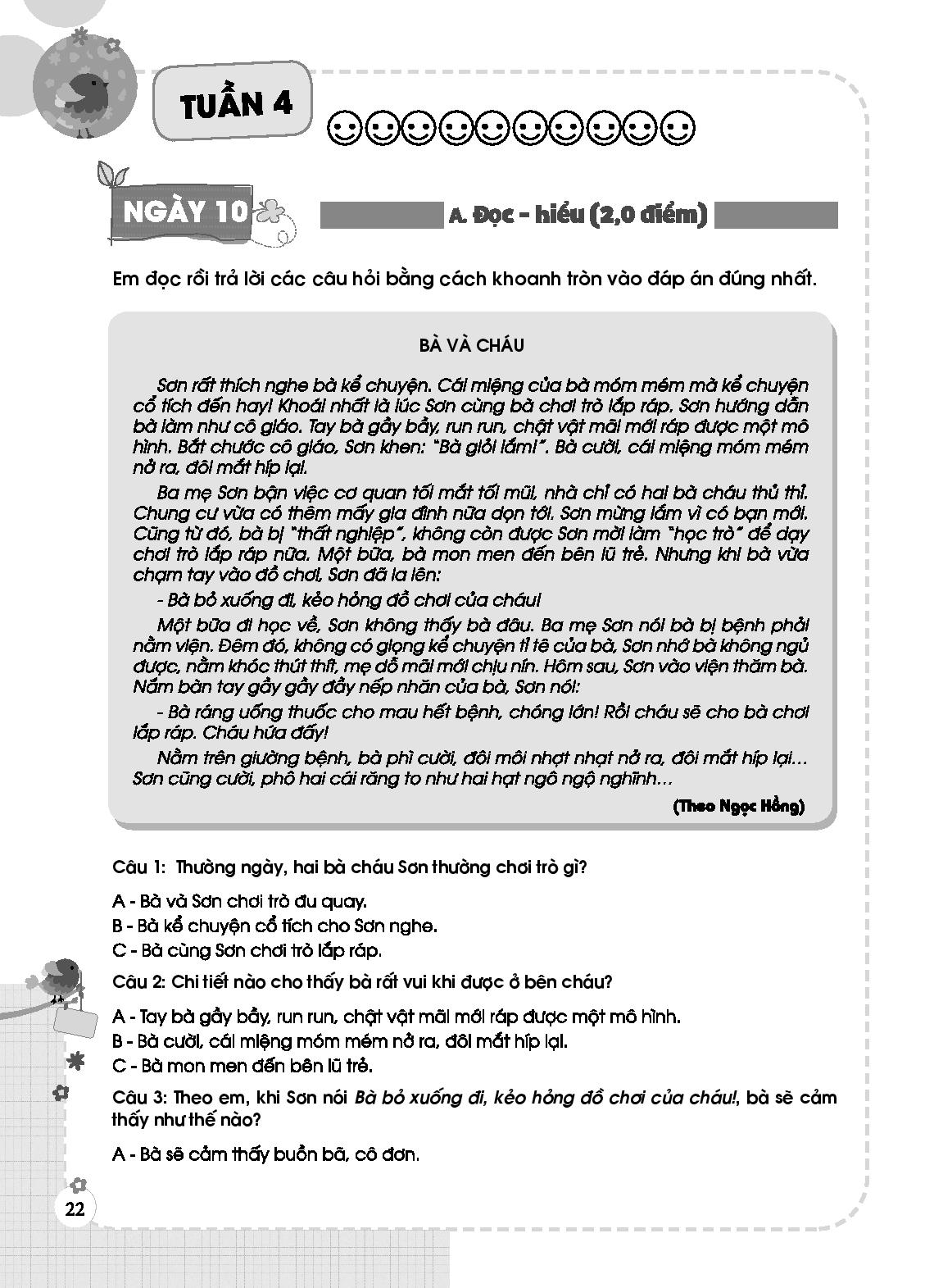 99 ngày em giỏi tiếng việt - lớp 3