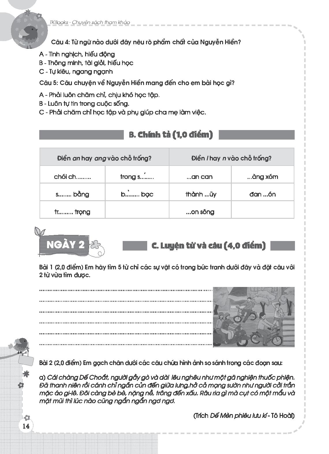 99 ngày em giỏi tiếng việt - lớp 3