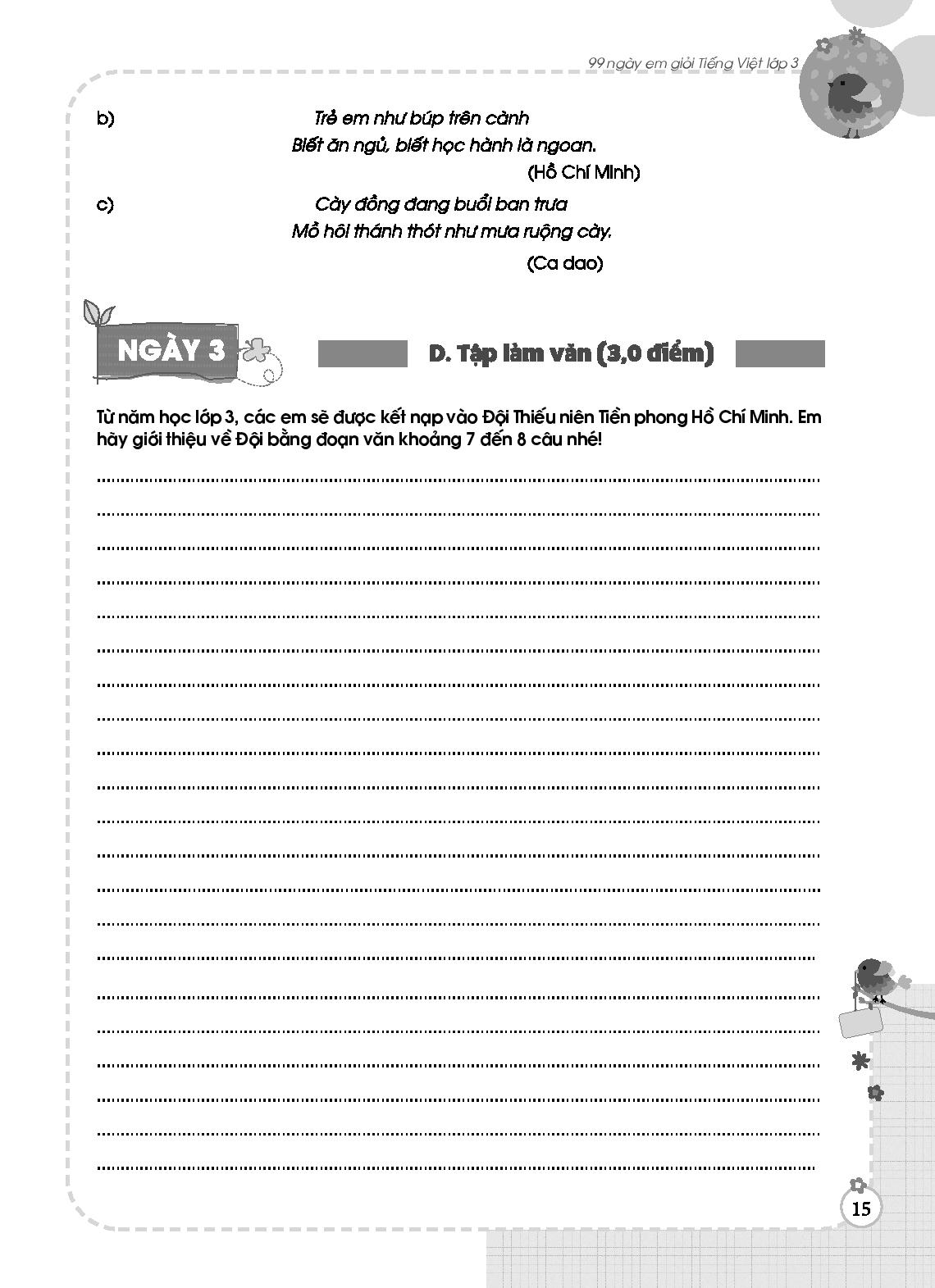 99 ngày em giỏi tiếng việt - lớp 3