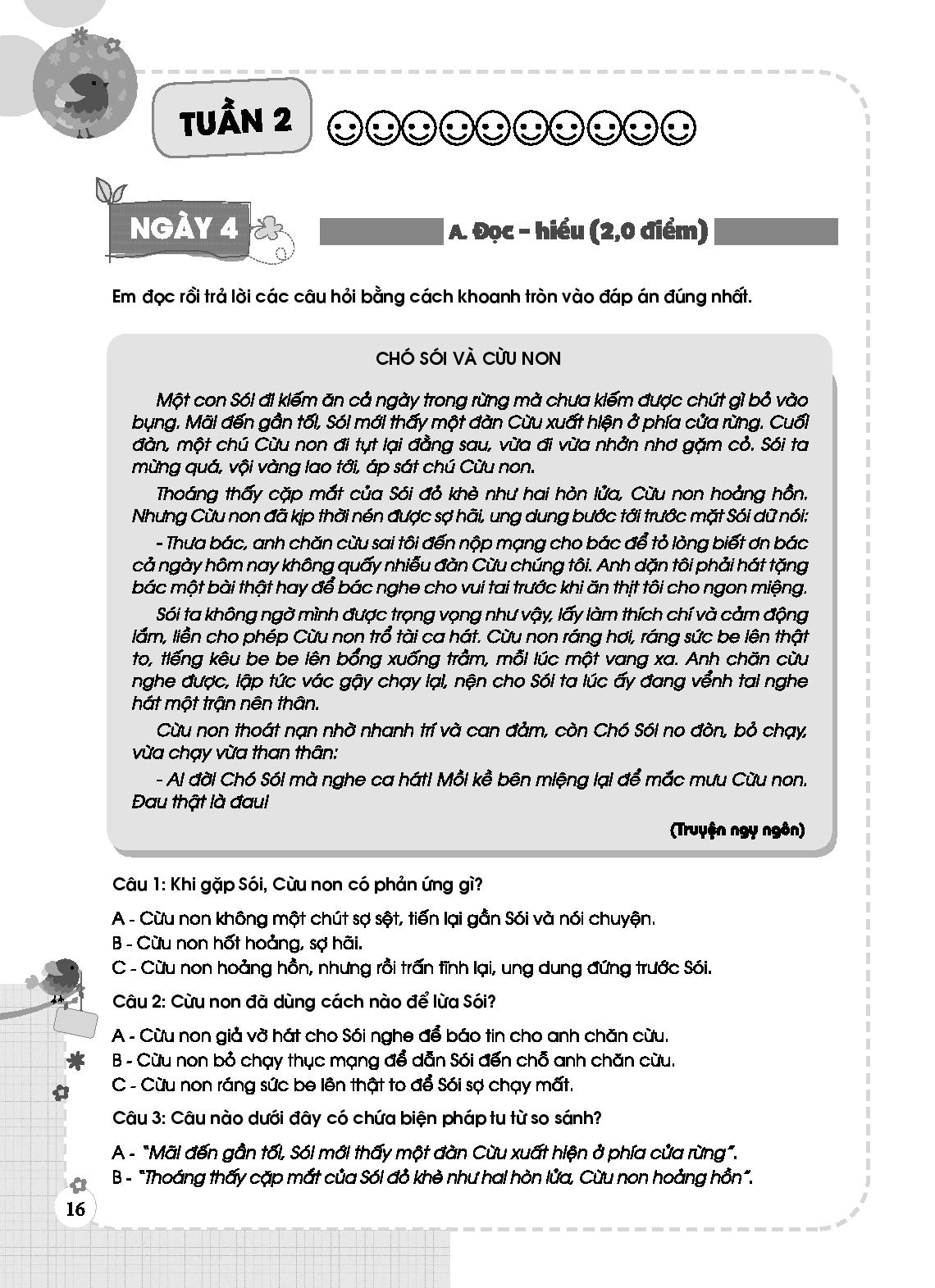 99 ngày em giỏi tiếng việt - lớp 3