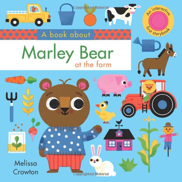 a book about marley bear at the farm