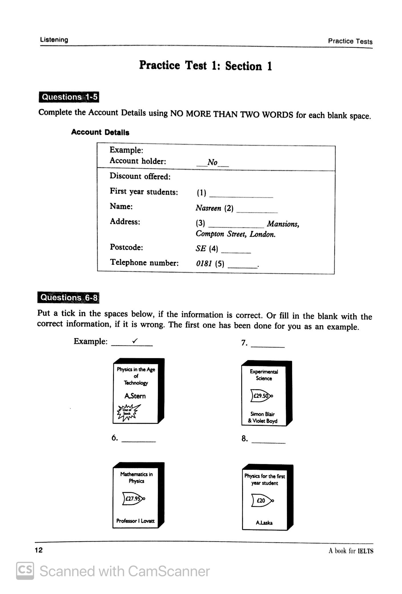 a book for ielts 2nd (+cd)