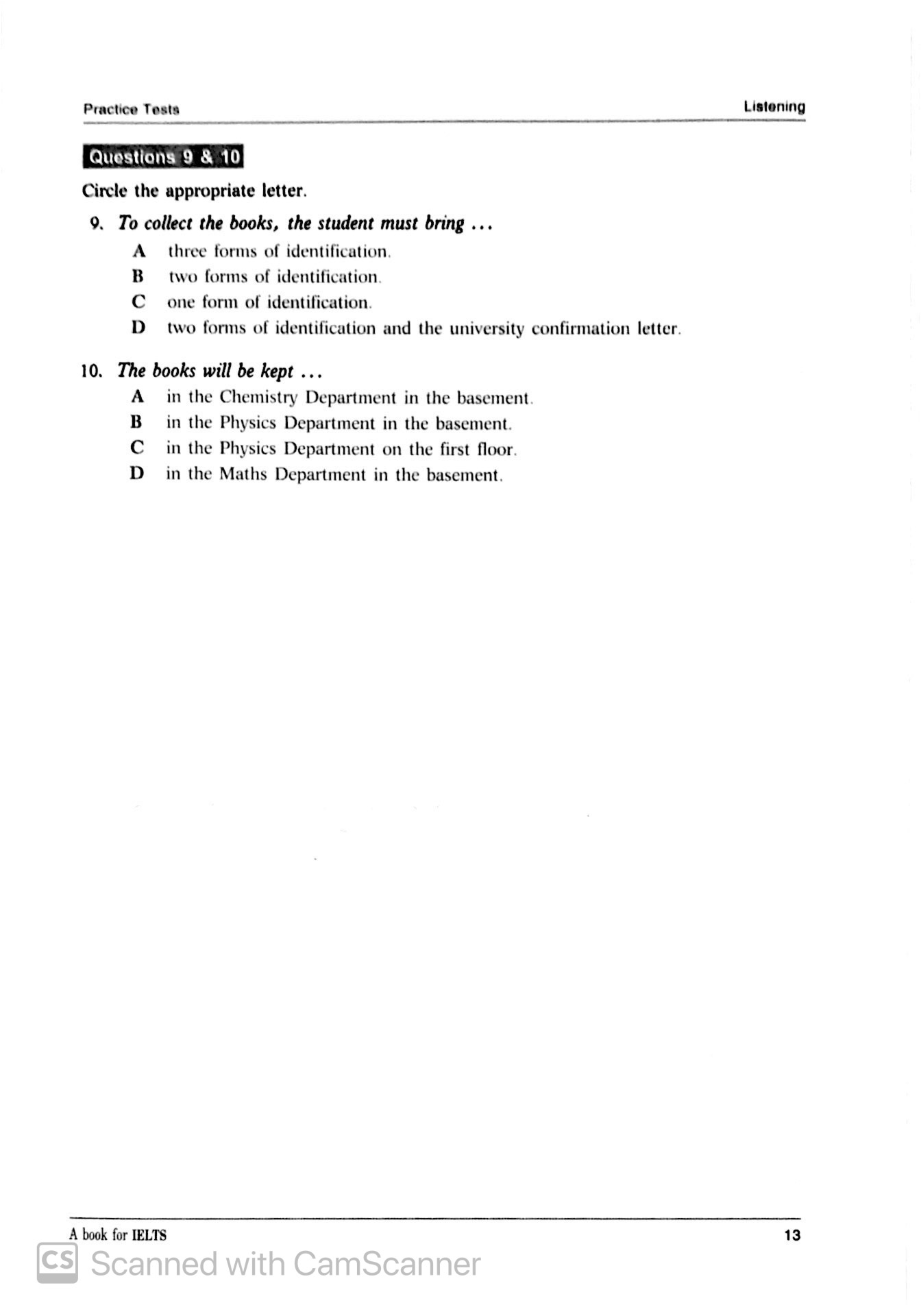 a book for ielts 2nd (+cd)