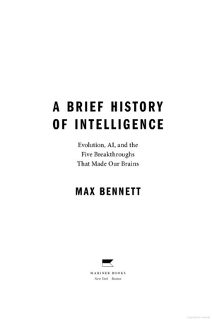 a brief history of intelligence