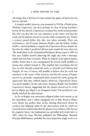 a brief history of time : from big bang to black holes