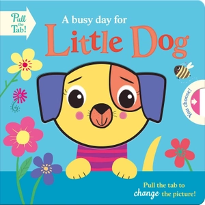 a busy day for little dog (push pull stories)
