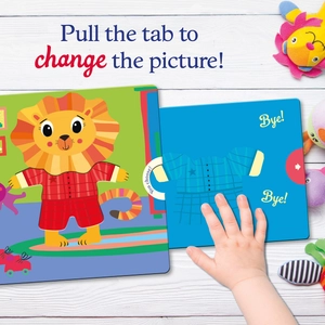 a busy day for little lion (push pull stories)