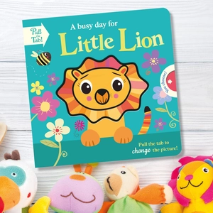 a busy day for little lion (push pull stories)