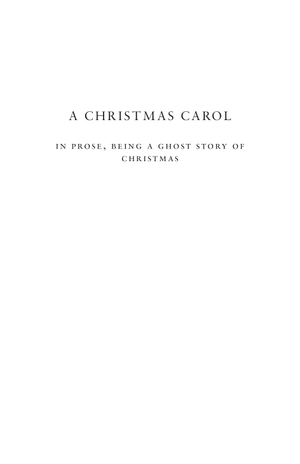 a christmas carol