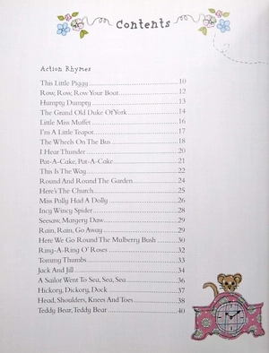 a collection of nursery rhymes