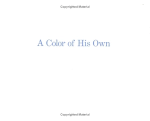 a color of his own
