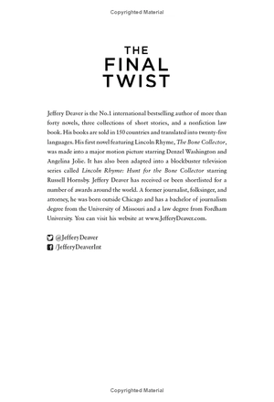 a colter shaw thriller book 3: the final twist