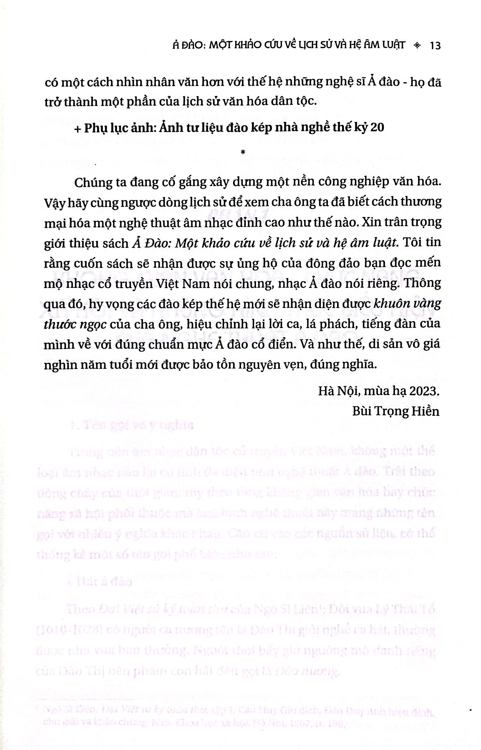 ả đào - một khảo cứu về lịch sử và hệ âm luật