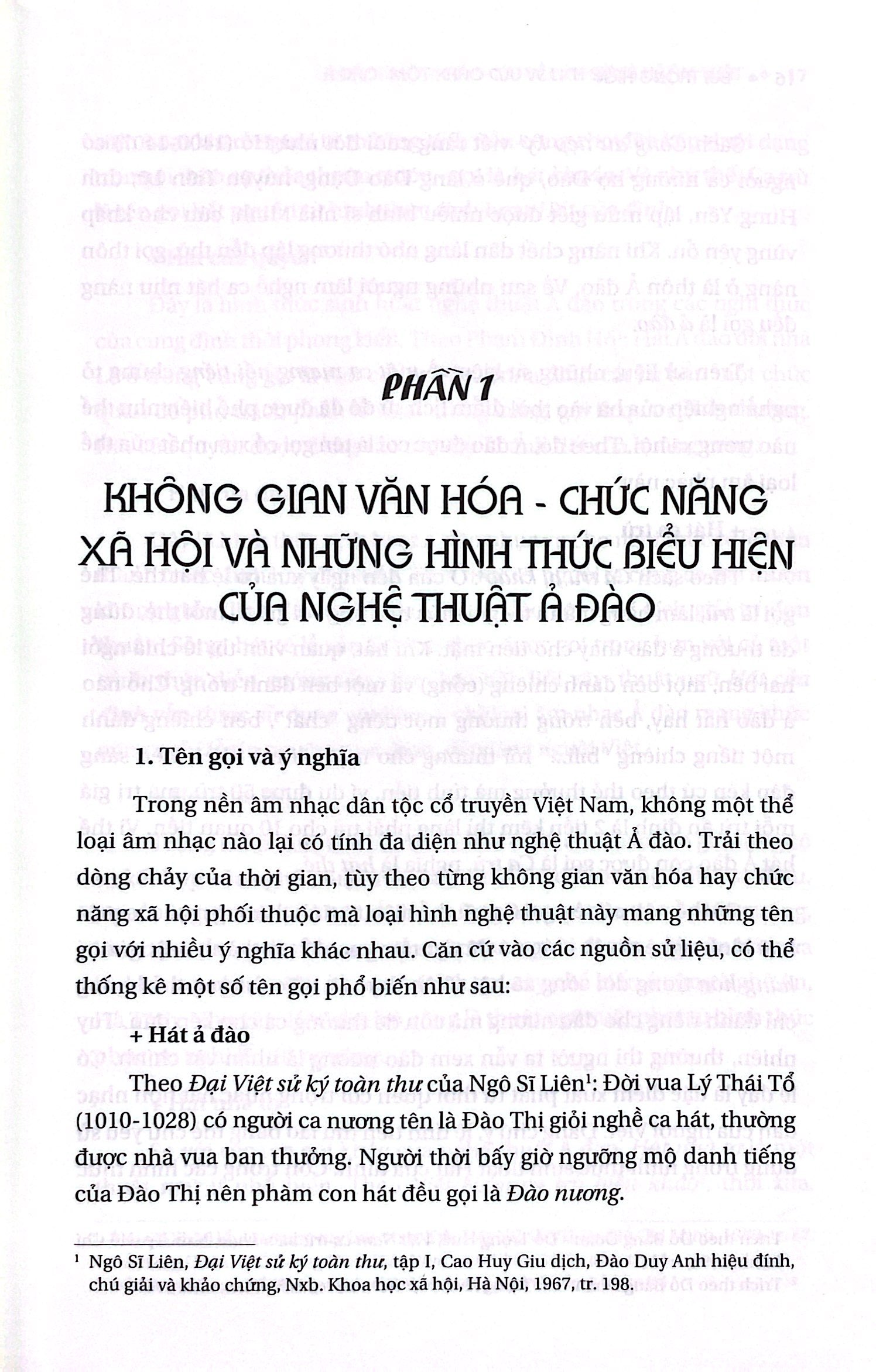 ả đào - một khảo cứu về lịch sử và hệ âm luật