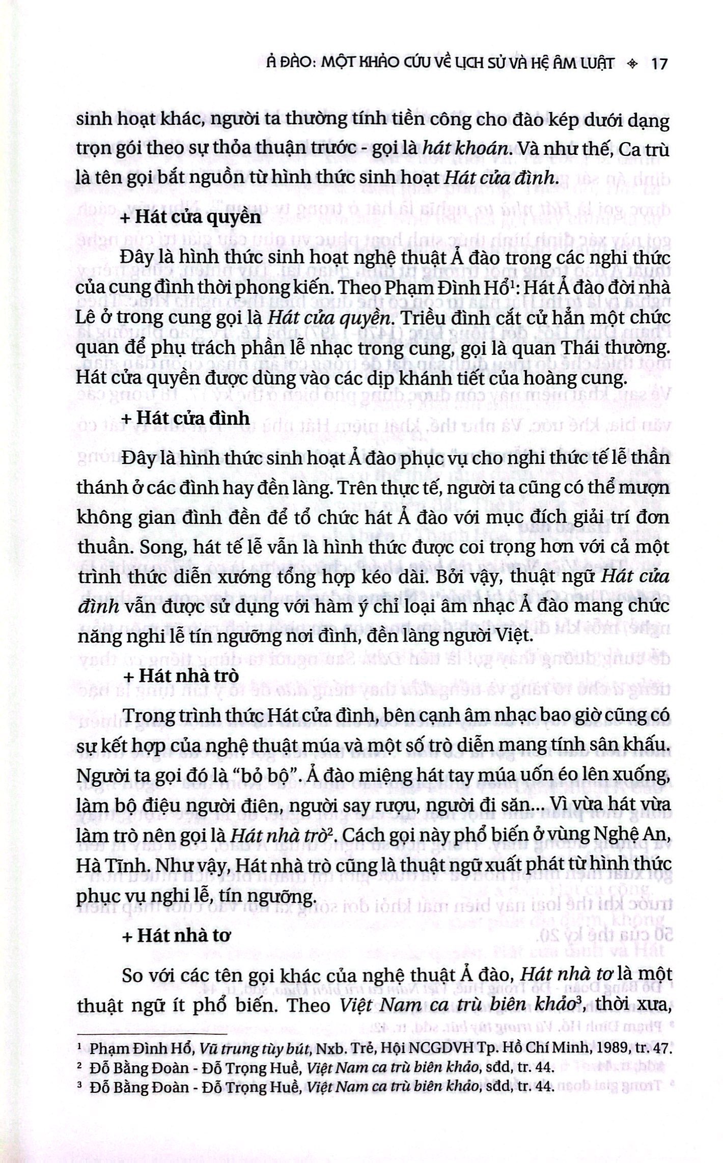 ả đào - một khảo cứu về lịch sử và hệ âm luật