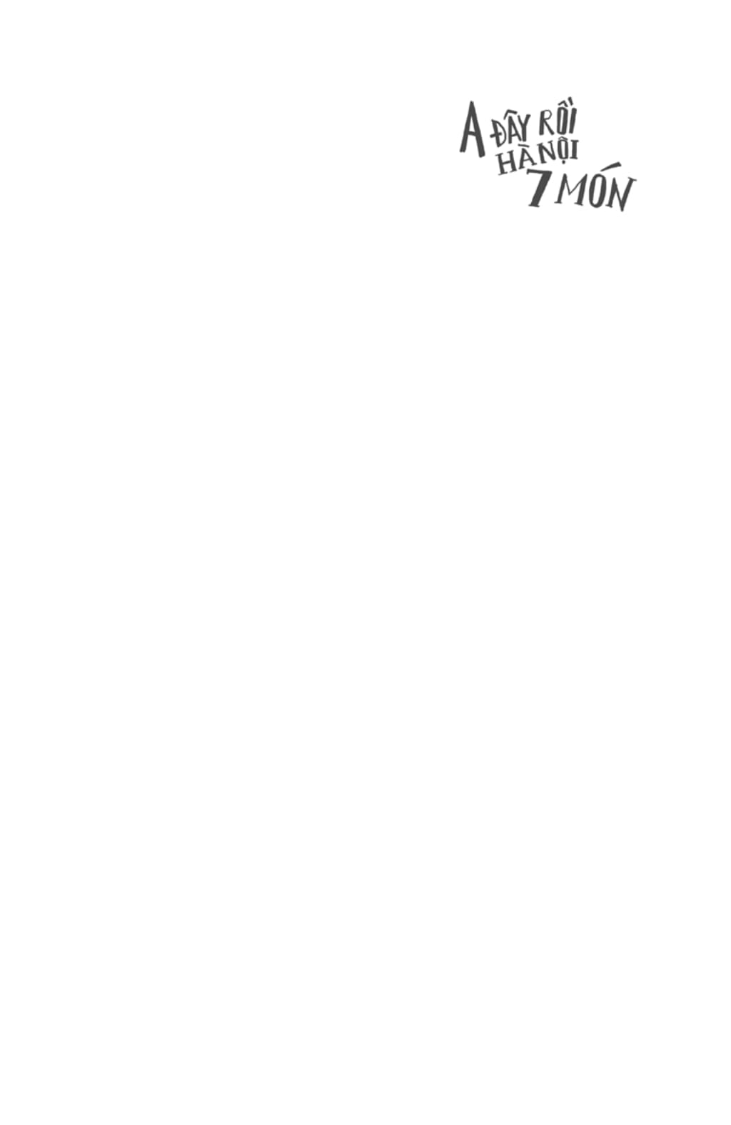 a đây rồi hà nội 7 món