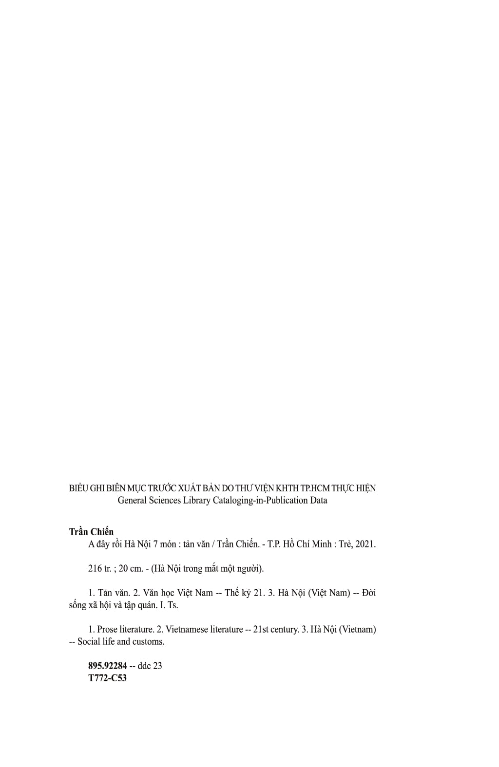 a đây rồi hà nội 7 món