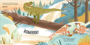 a dinosaurℹs day - t. rex meets his match