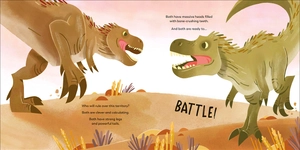 a dinosaurℹs day - t. rex meets his match