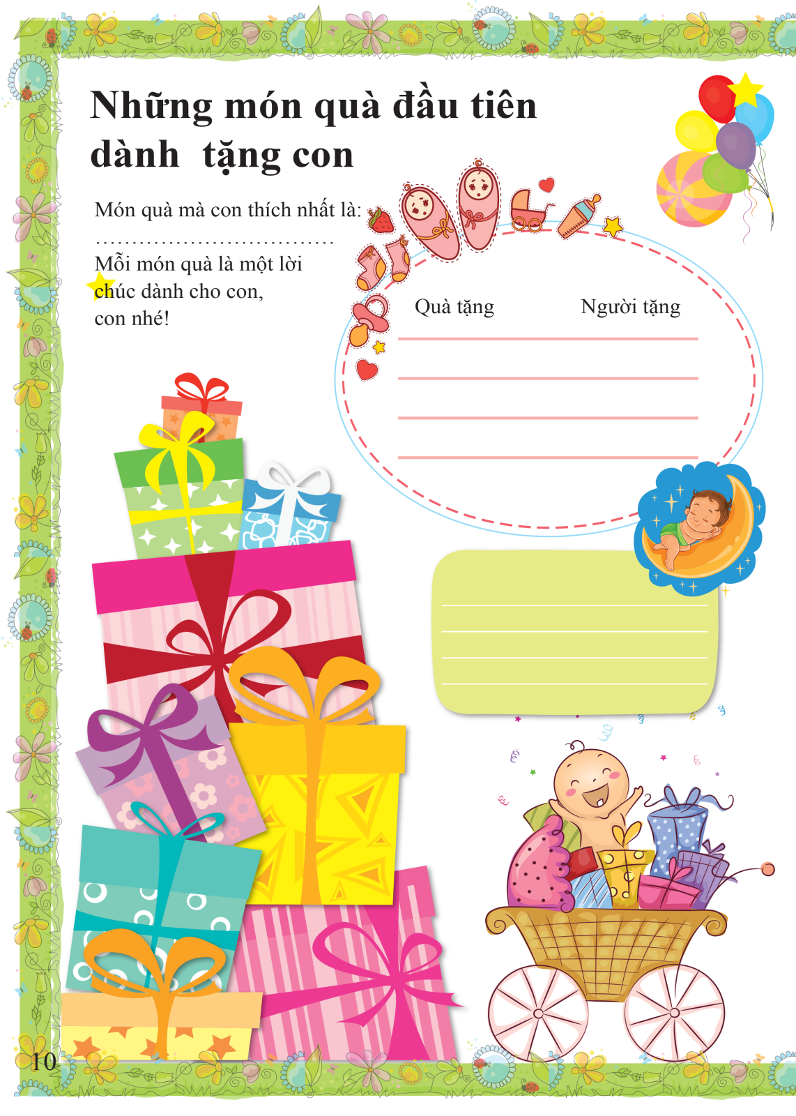 a first five-year diary - nhật ký 5 năm đầu đời của bé - bìa cứng (tái bản 2024)