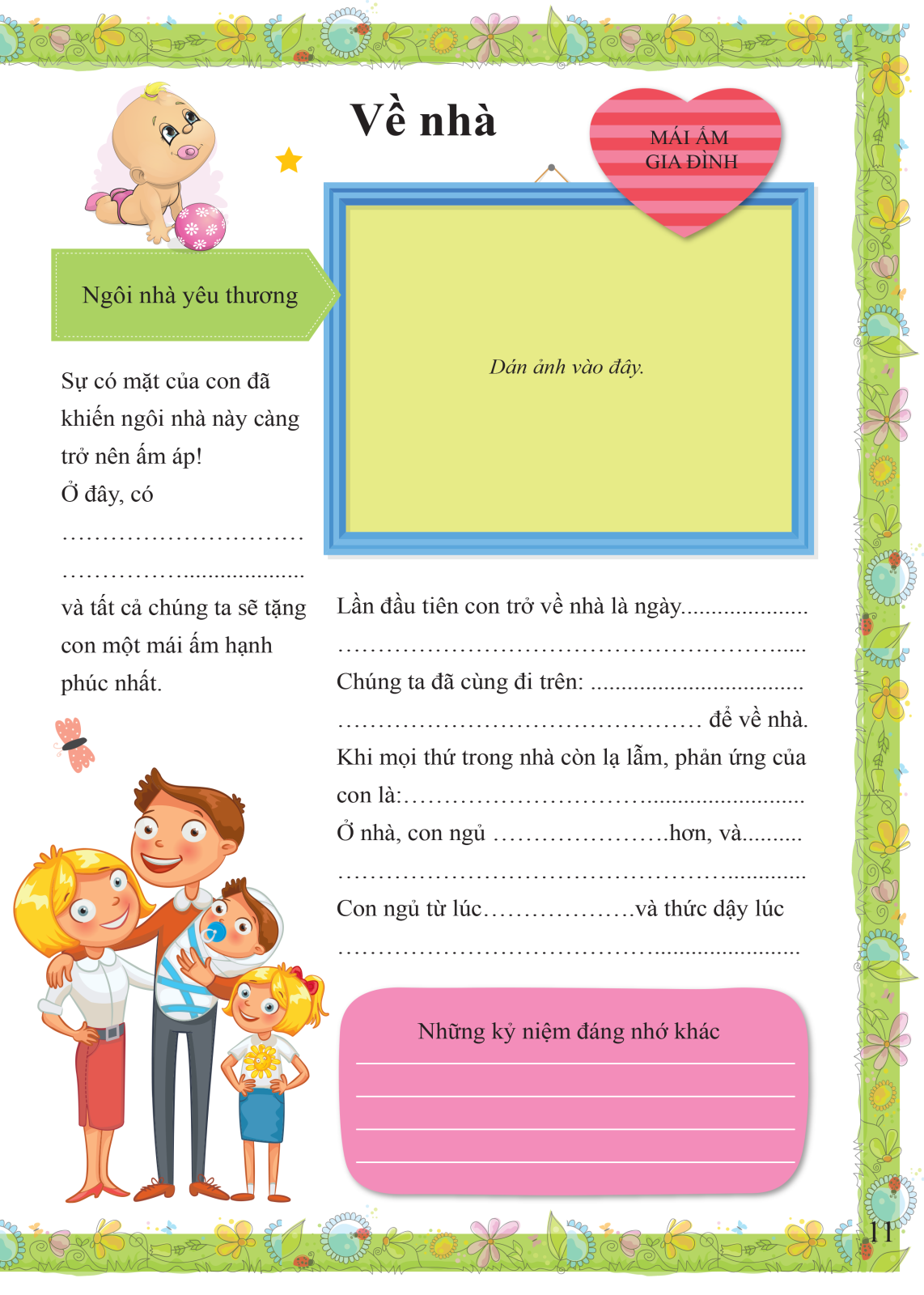 a first five-year diary - nhật ký 5 năm đầu đời của bé - bìa cứng (tái bản 2024)