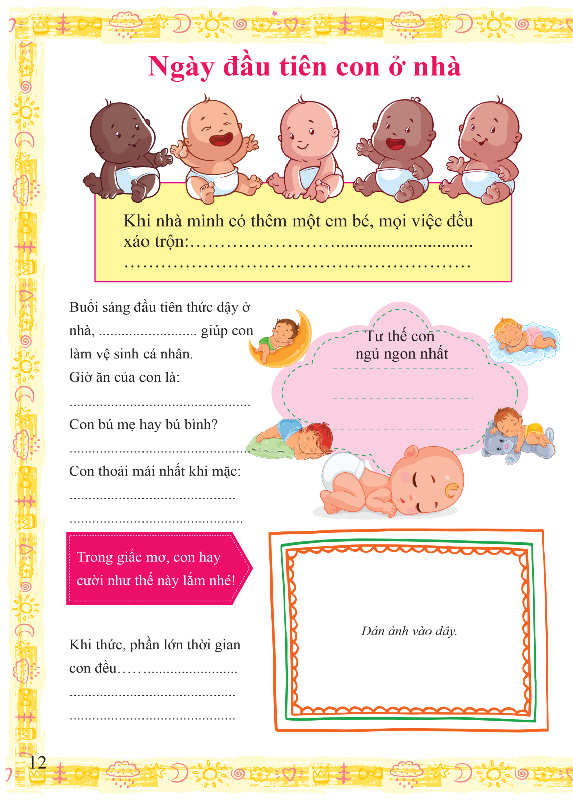 a first five-year diary - nhật ký 5 năm đầu đời của bé - bìa cứng (tái bản 2024)