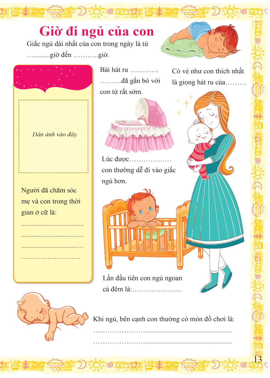 a first five-year diary - nhật ký 5 năm đầu đời của bé - bìa cứng (tái bản 2024)