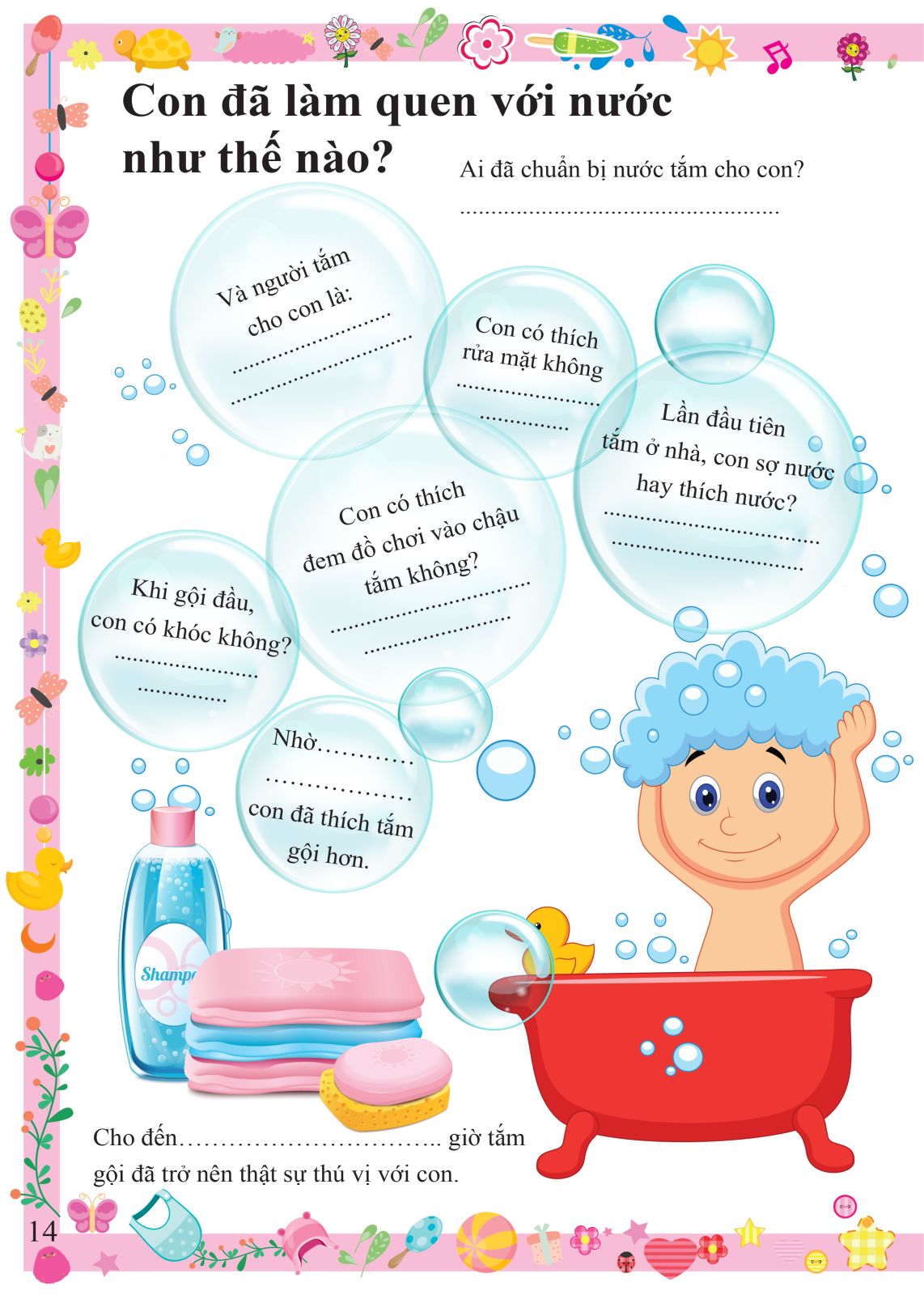 a first five-year diary - nhật ký 5 năm đầu đời của bé - bìa cứng (tái bản 2024)