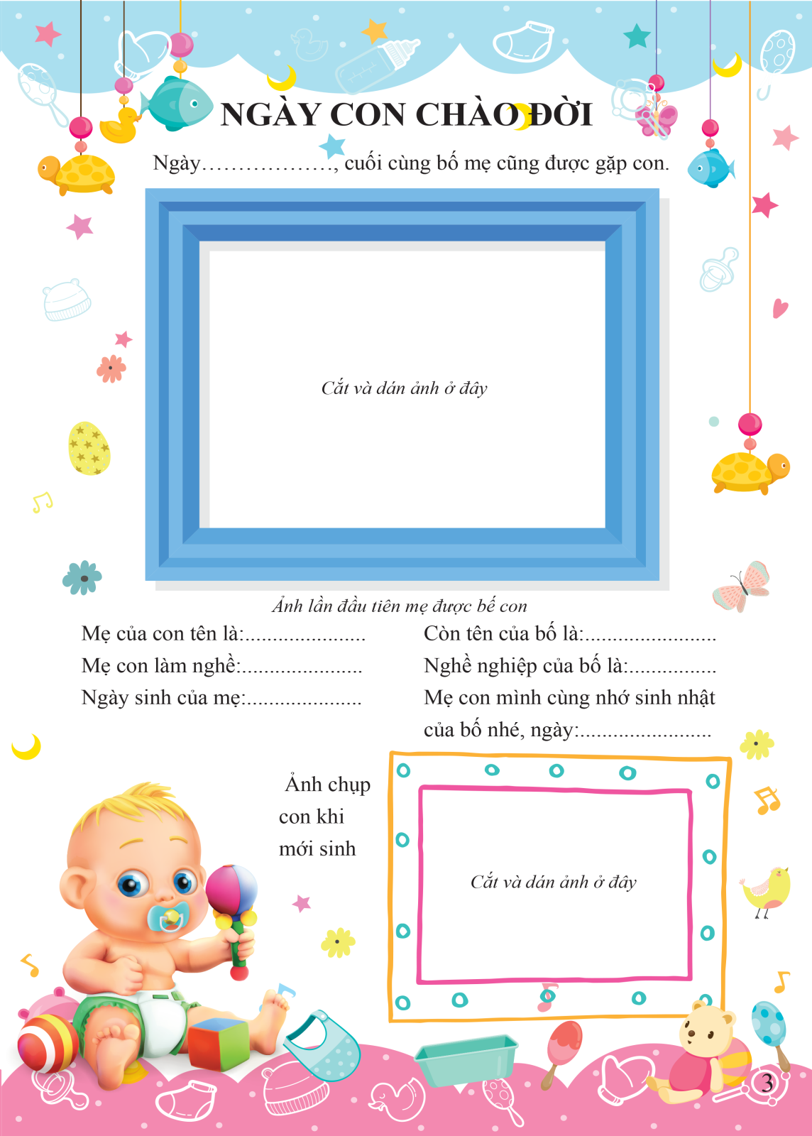 a first five-year diary - nhật ký 5 năm đầu đời của bé - bìa cứng (tái bản 2024)