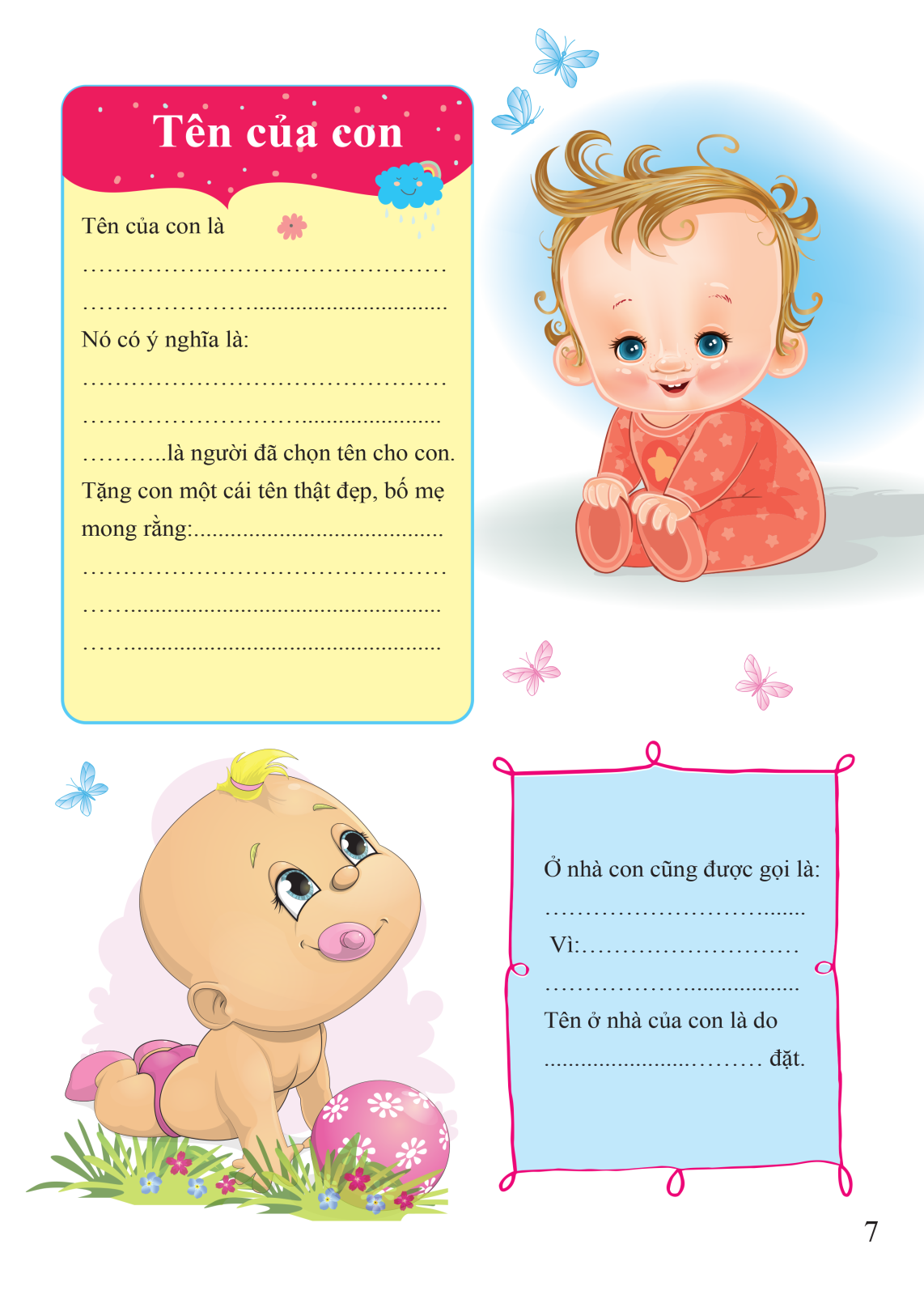 a first five-year diary - nhật ký 5 năm đầu đời của bé - bìa cứng (tái bản 2024)