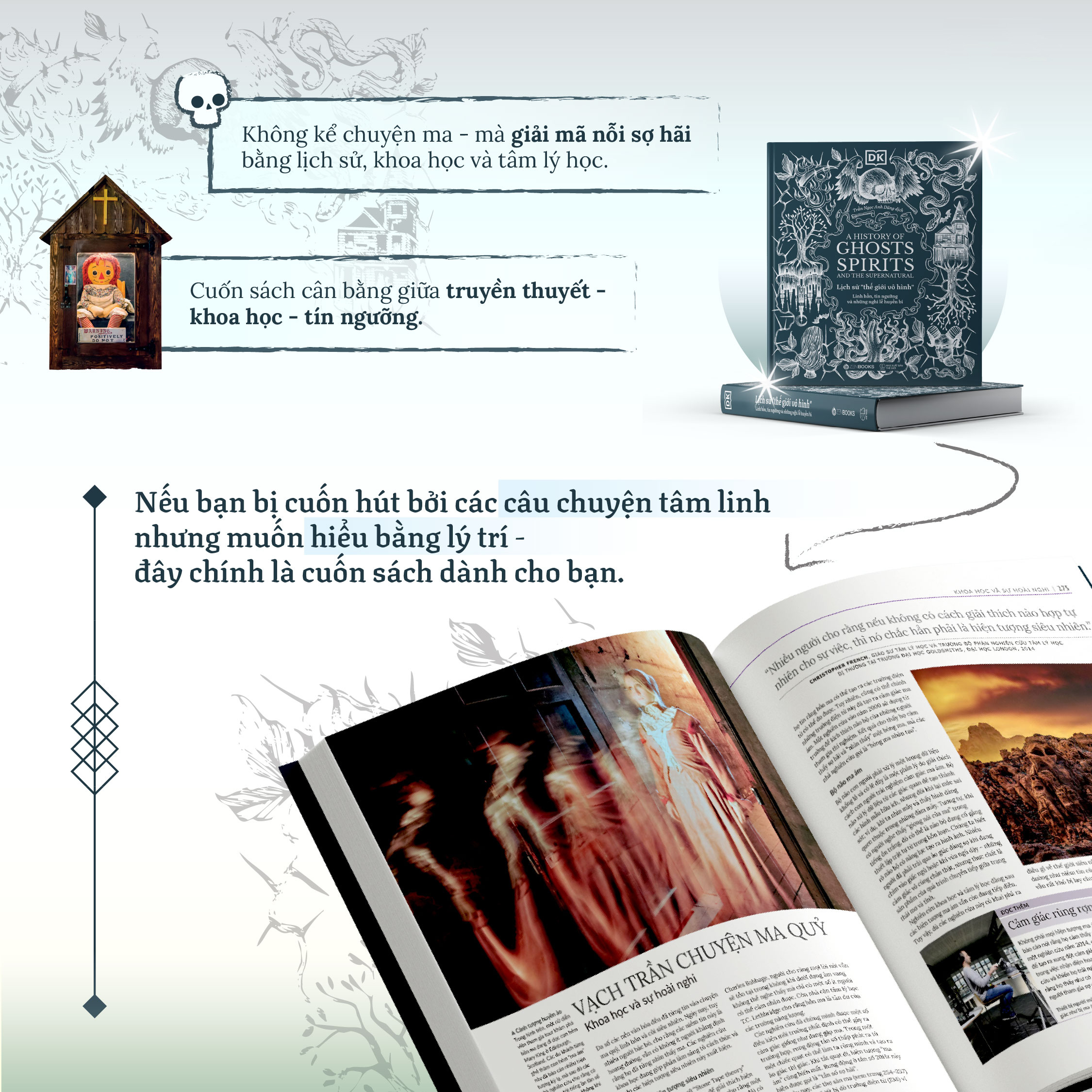 A History of Ghosts, Spirits and the Supernatural - Lich Su The Gioi Vo Hinh - Linh Hon, Tin Nguong Va Nhung Nghi Le Huyen Bi - Bia Cung