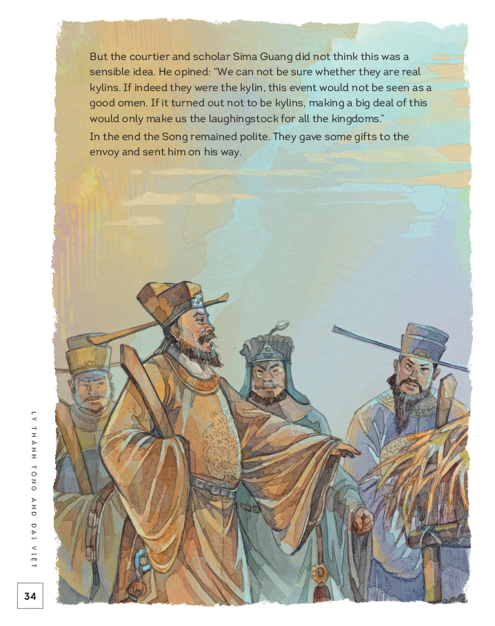 a history of vietnam in pictures (in colour) - lý thánh tông and đại việt