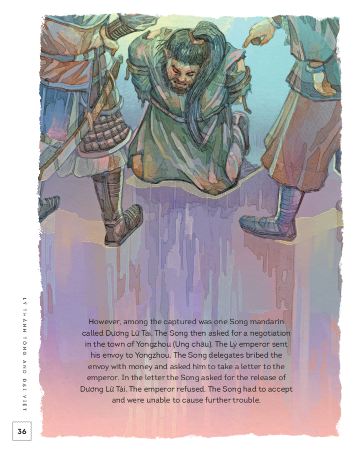 a history of vietnam in pictures (in colour) - lý thánh tông and đại việt